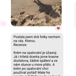 krém po opalování